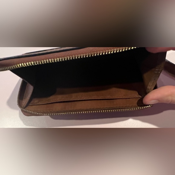 Brown Coach Wristlet Wallet - Picture 3 of 5